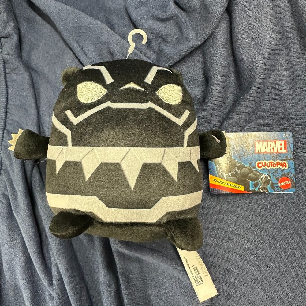 Marvel Cuutopia Black Panther 5" Plush New with Tags
